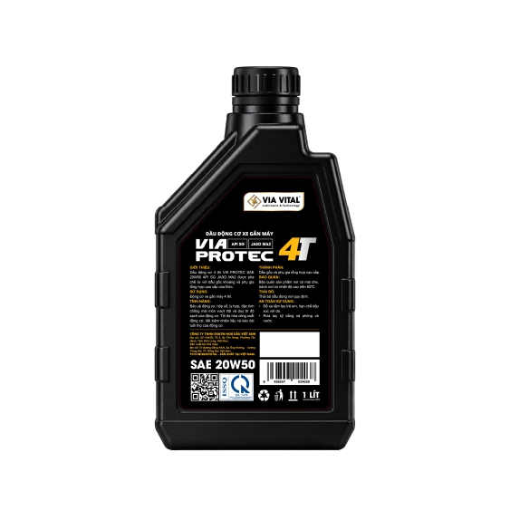 VIA PROTEC SAE 20W50 API SG JASO MA2
